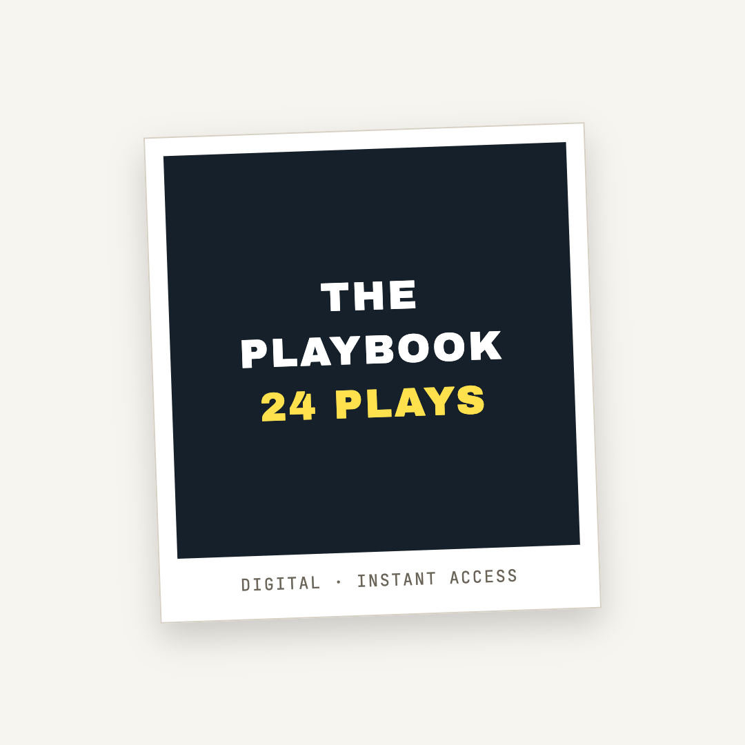 The Coach's Vault digital playbook — 24 plays across offense, defense and situational